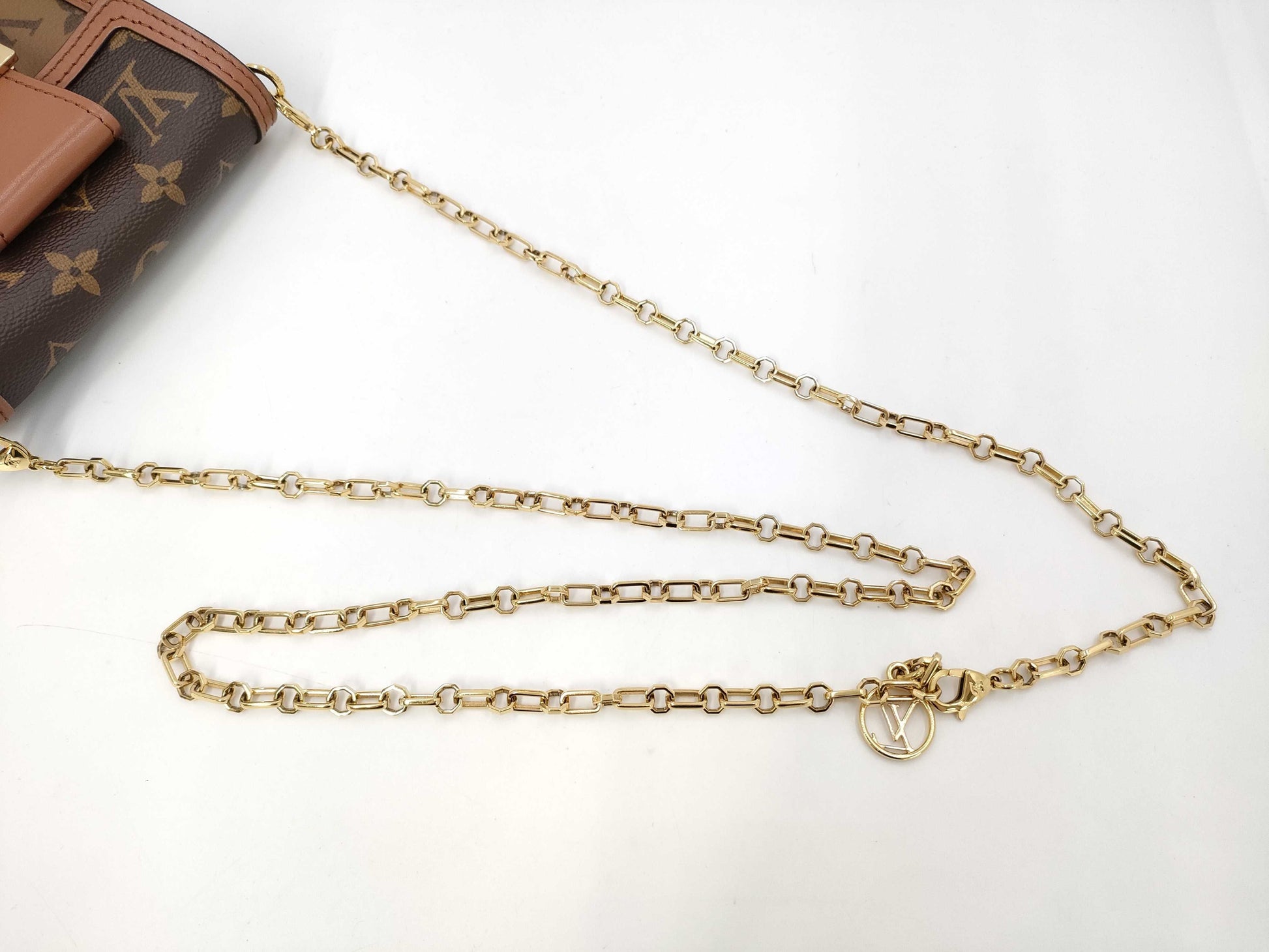 LOUIS VUITTON Monogram Reverse M82749 Pico Dauphine Shoulder Bag