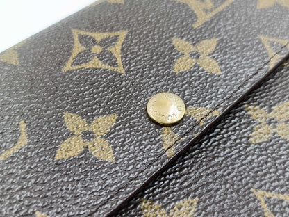 LOUIS VUITTON Monogram/Gucci Long Wallet Set 