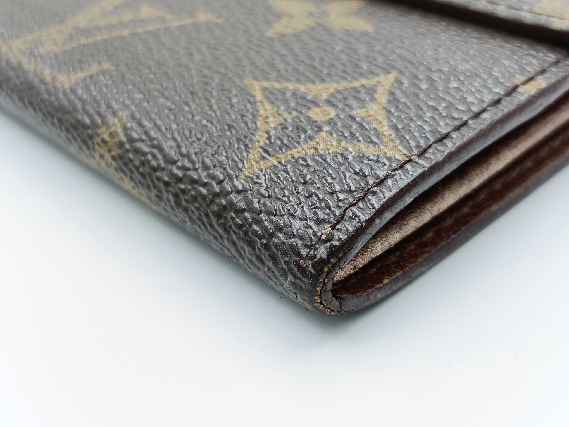 LOUIS VUITTON Monogram/Gucci Long Wallet Set 