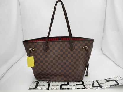 LOUIS VUITTON Damier N51105 Neverfull MM Tote Bag