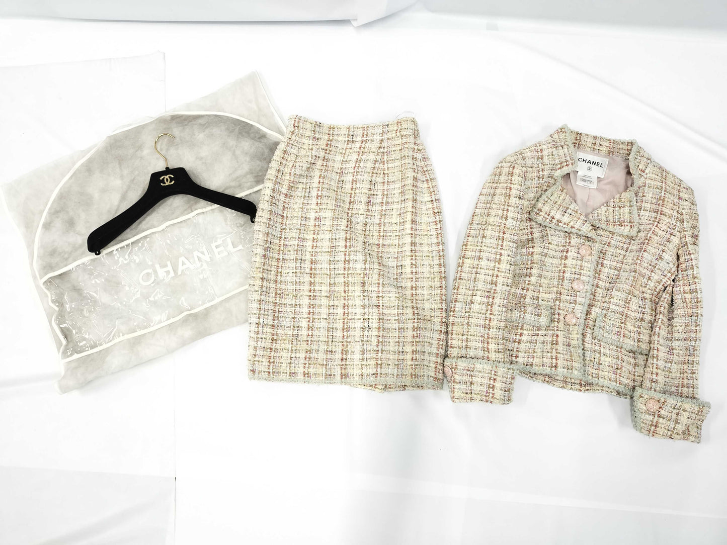 CHANEL Tweed Setup M Tweed Setup M6537 Other Apparel