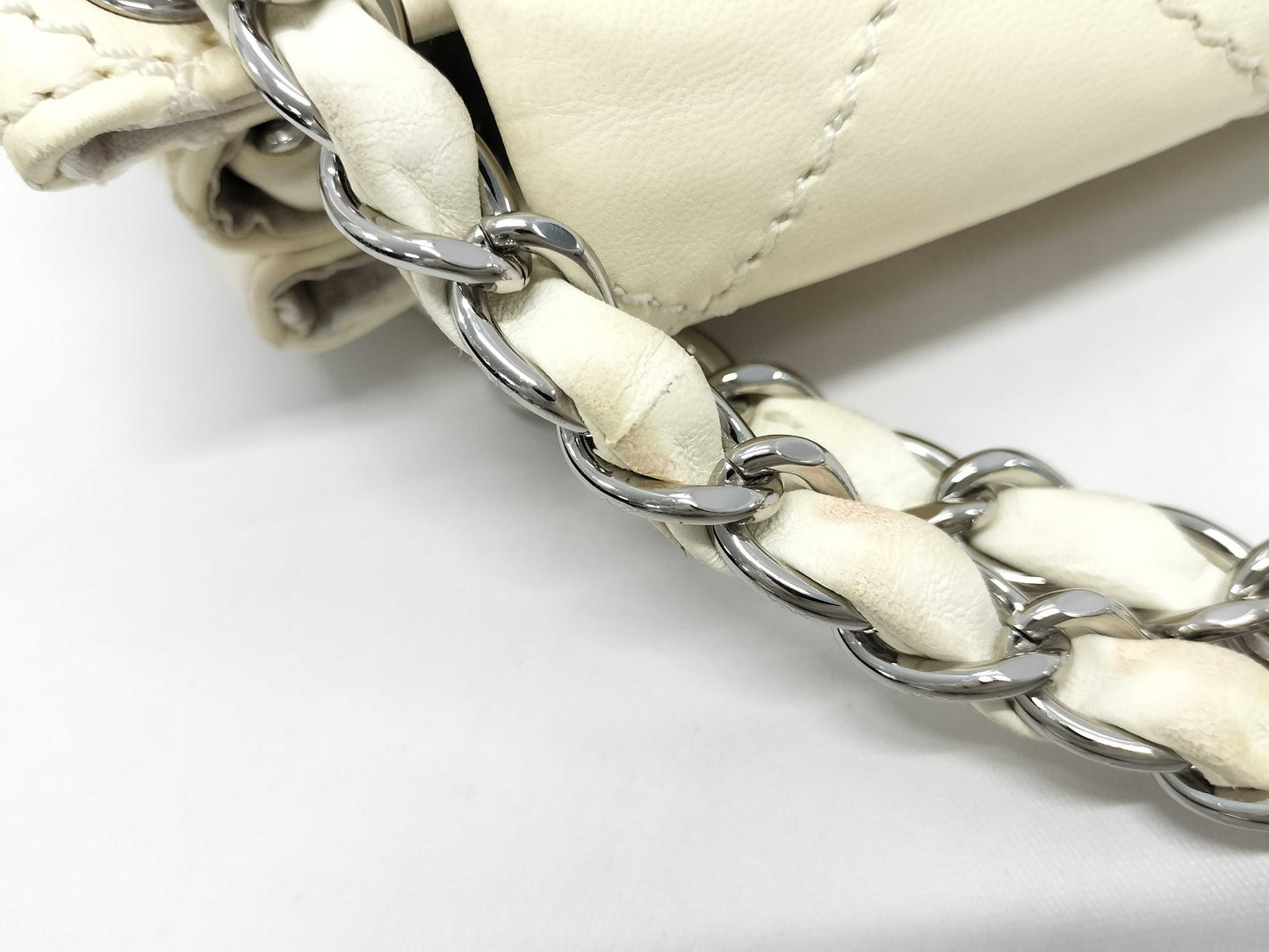 CHANEL Wild Stitch Turnlock Chain Shoulder Bag