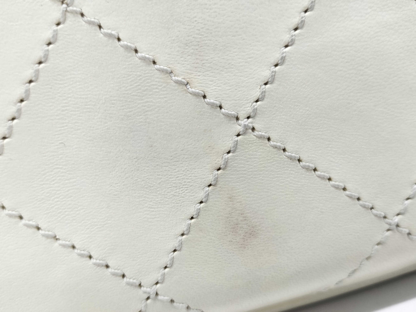 CHANEL Wild Stitch Turnlock Chain Shoulder Bag