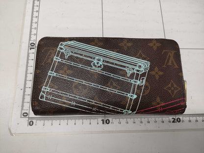 LOUIS VUITTON Monogram Zippy Wallet Print Wallet