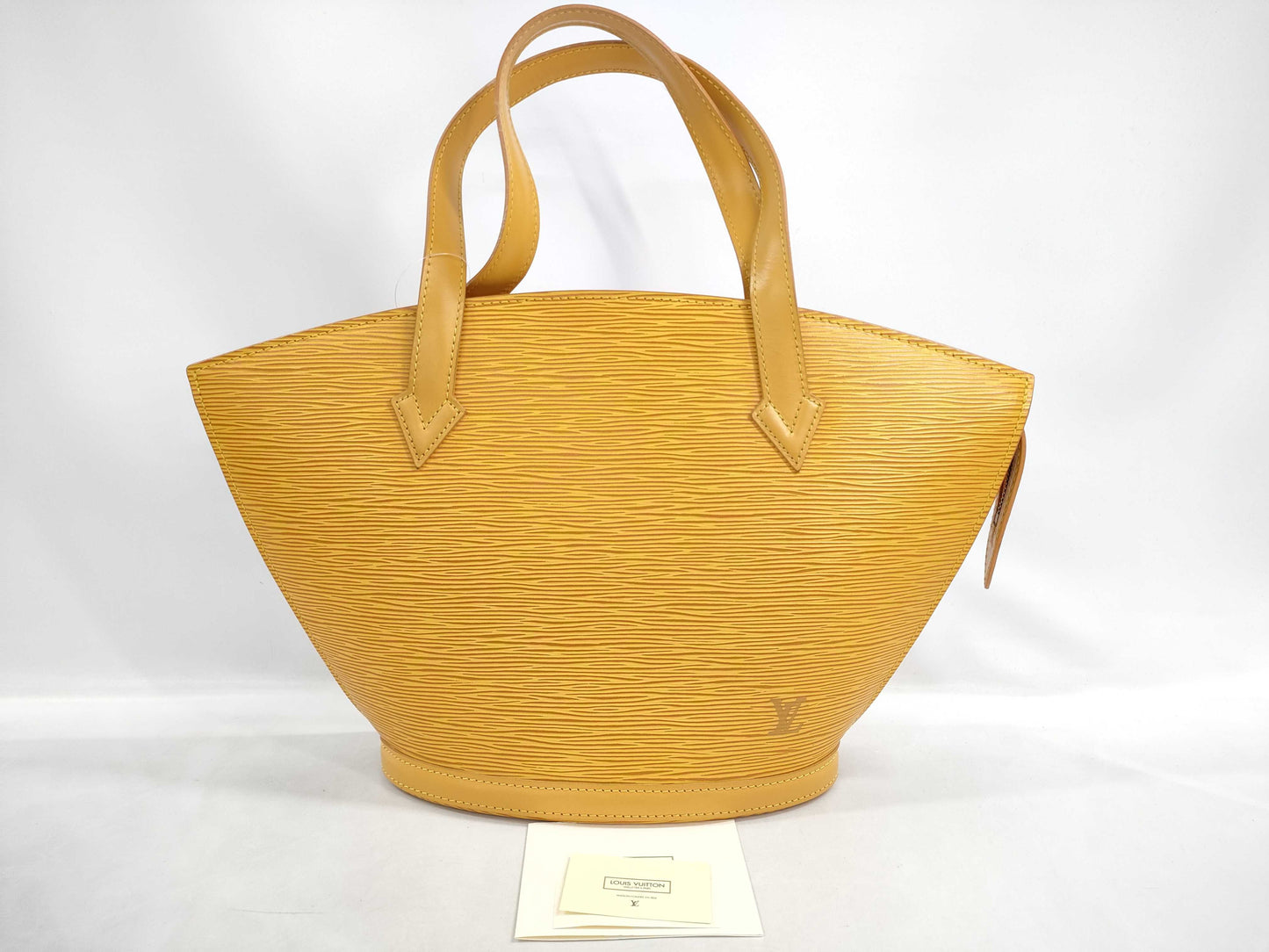 LOUIS VUITTON Epi Saint-Jacques Yellow Tote Bag