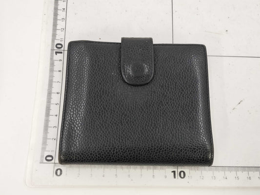 CHANEL Caviar Skin Compact Wallet