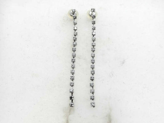 D0.35ct/0.35ct K18WG 1.9g Earrings 