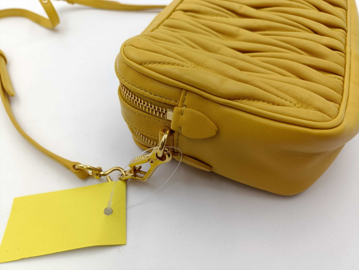 Miu Miu Yellow Shoulder Bag