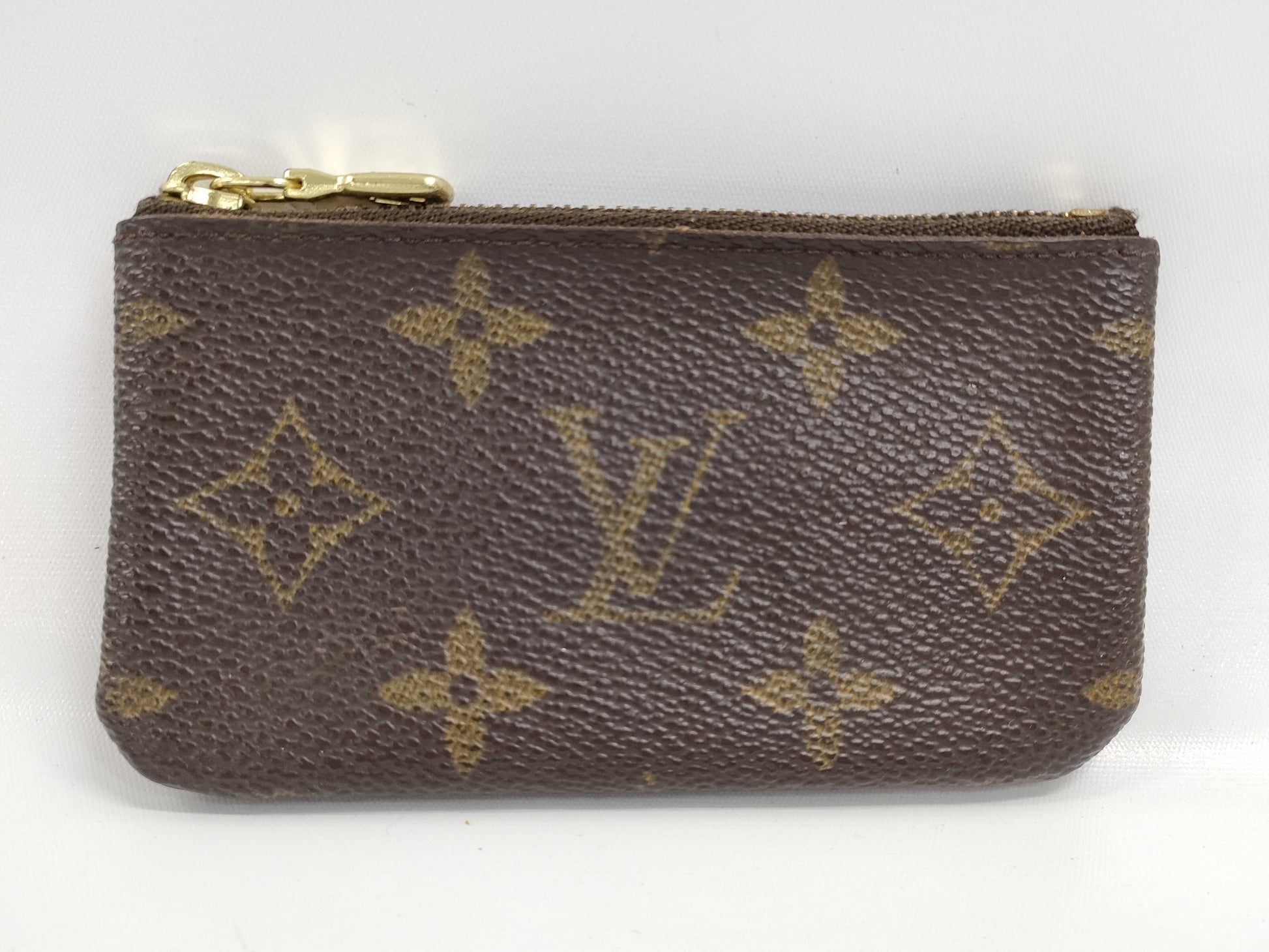 LOUIS VUITTON Monogram Pochette Cle Key Case/Key Holder