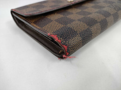 LOUIS VUITTON Damier Tri-fold Wallet