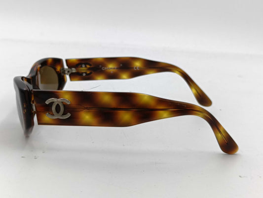 CHANEL 06920 91235 Coco Mark Tortoiseshell Sunglasses
