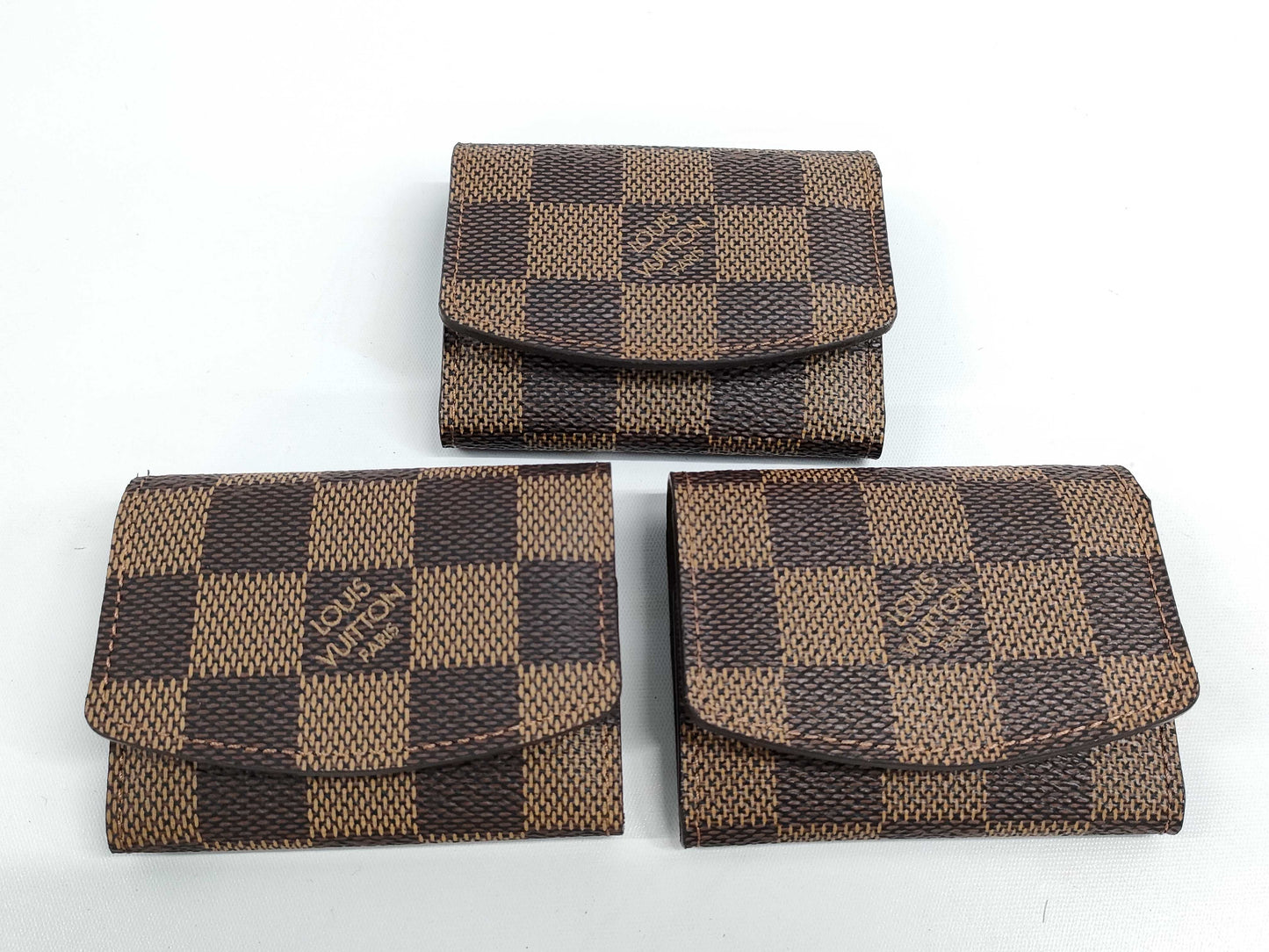 LOUIS VUITTON Damier Cufflink Case *3 Other Accessories