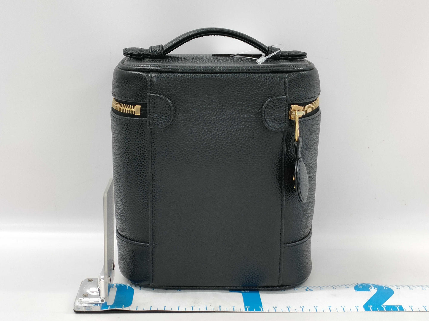 CHANEL Caviar Skin Vertical Vanity Bag