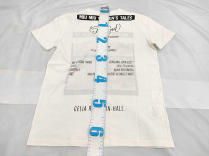 Miu Miu Logo T-shirt All-over Print T-shirt