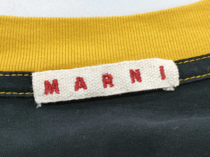 MARNI Marni Logo T-shirt Black Pattern T-shirt