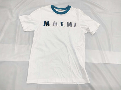 MARNI Marni Logo T-shirt White Pattern T-shirt