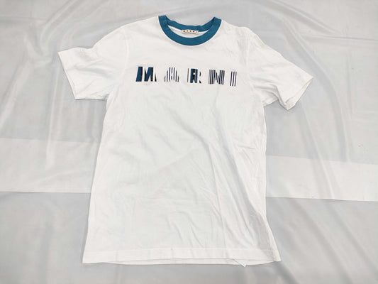 MARNI Marni Logo T-shirt White Pattern T-shirt