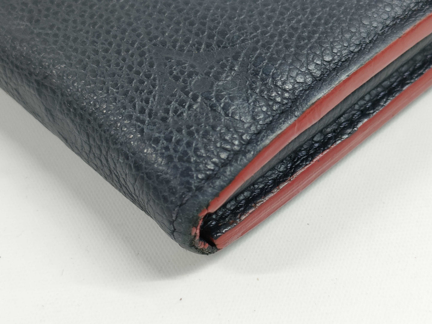 LOUIS VUITTON Monogram Empreinte Portefeuille Sarah Navy CA2138 Wallet