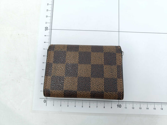 LOUIS VUITTON Damier Porte Monnaie Platter/N61930 Card Case, Pass Case, Business Card Case