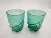 LOUIS VUITTON Twist Glass Emerald Pair Cups
