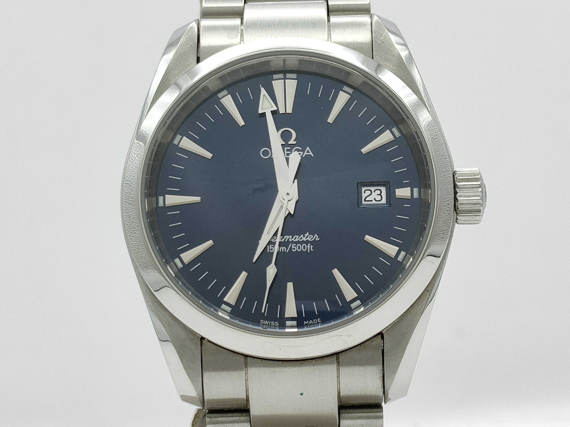 OMEGA 2518.80 90117438 Quartz Blue Dial Men's Watch