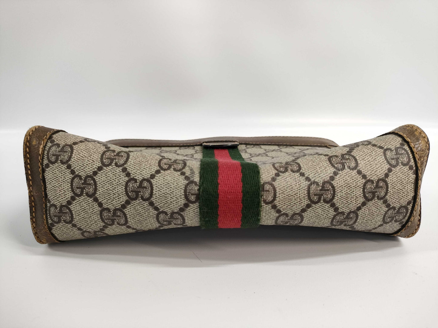 GUCCI GG Supreme 67 014 2125 Sherry Line Brown Pouch