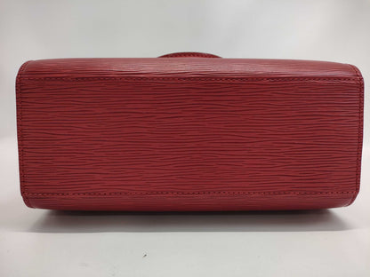 LOUIS VUITTON Epi Pont Neuf PM Red Handbag