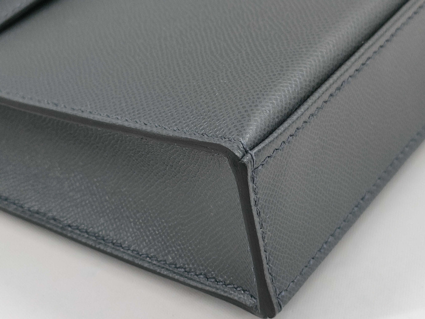 HERMES Kelly Kelly Elan/W engraved/PG hardware handbag