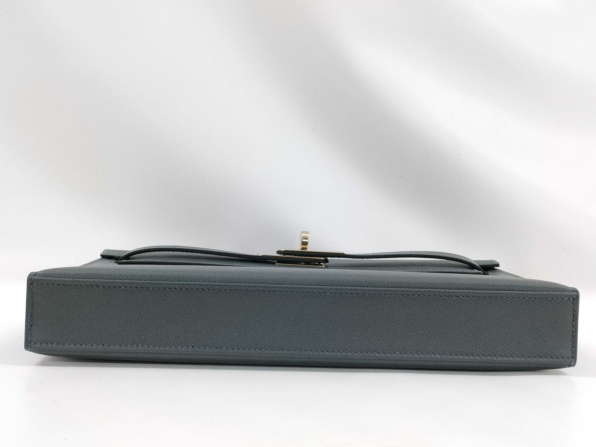 HERMES Kelly Kelly Elan/W engraved/PG hardware handbag