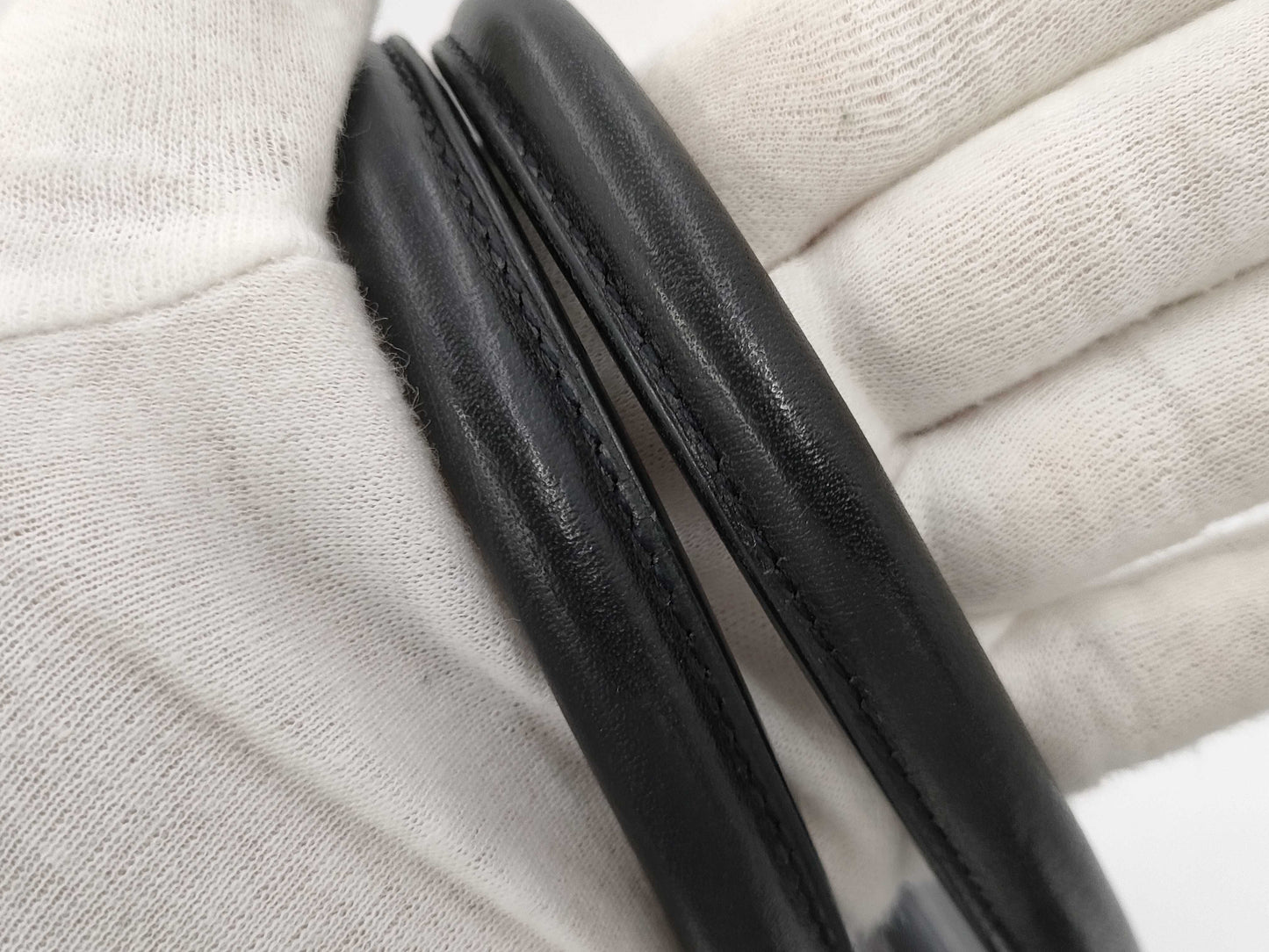 HERMES Birkin 35 Black?? E Stamp G Hardware Tote Bag