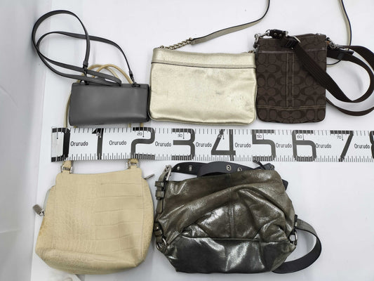 COACH Patent/Shoulder Wallet Set Bag