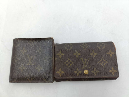 LOUIS VUITTON Monogram Wallet/Coin Case 2-Piece Wallet
