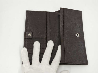 GUCCI GG Canvas 118377 Bifold Long Wallet