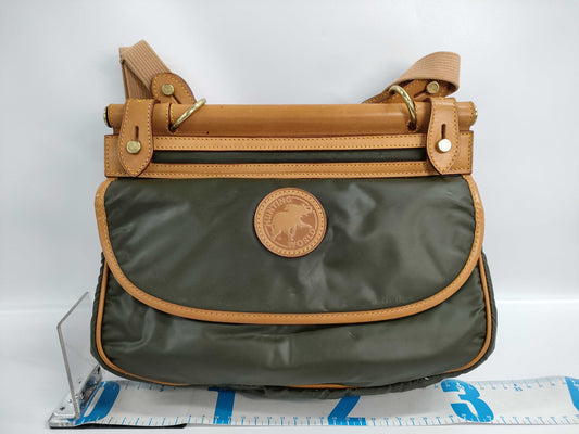 HUNTING WORLD Messenger Nylon Leather Shoulder Bag