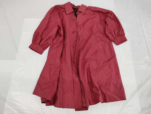 Yves Saint Laurent Red Jumper Coat