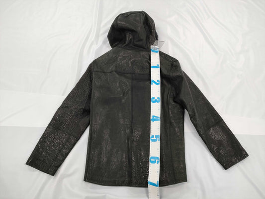 LOUIS VUITTON Fur Leather Coat Jacket