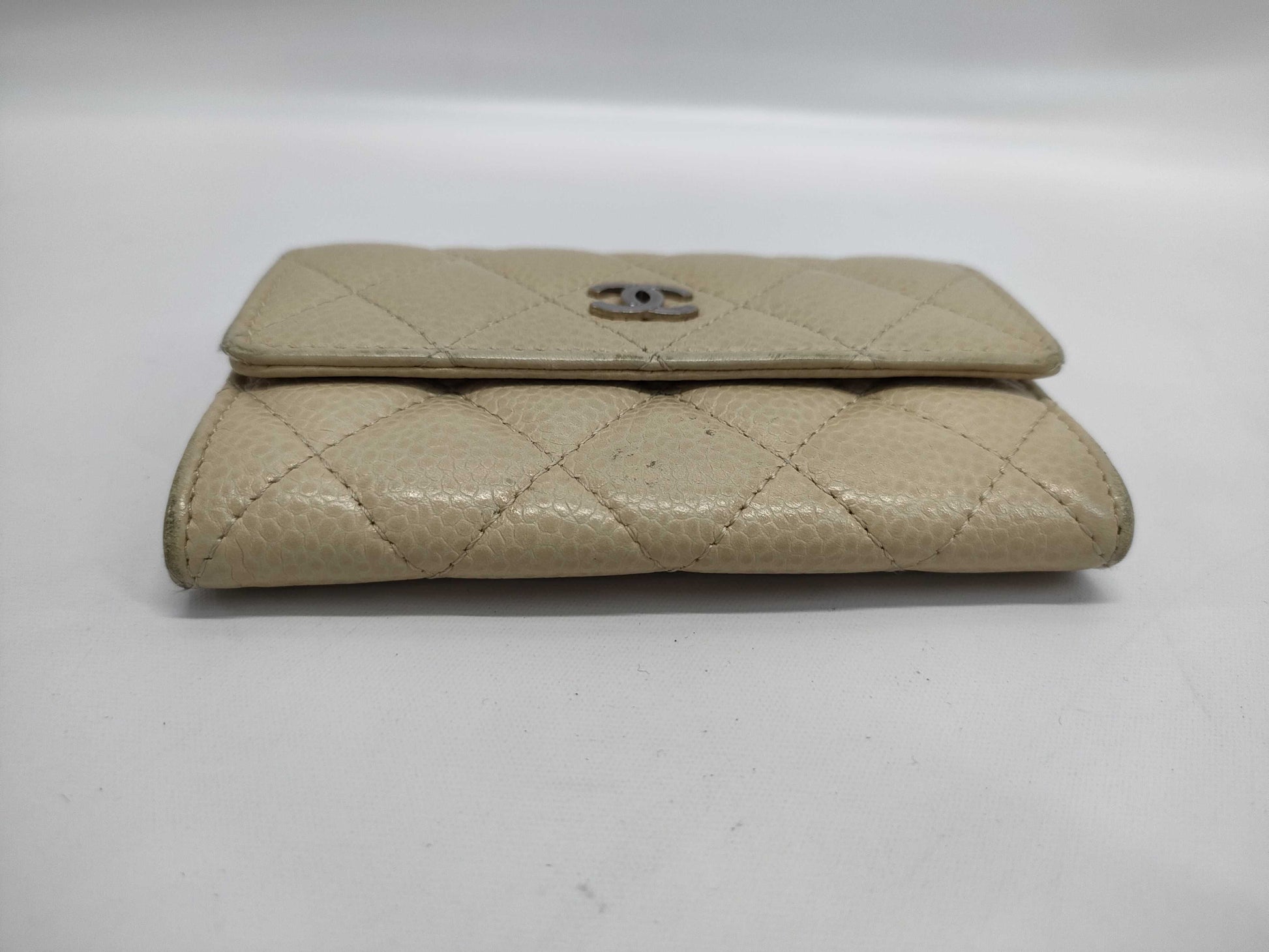 CHANEL Caviar Skin Coin Purse Wallet