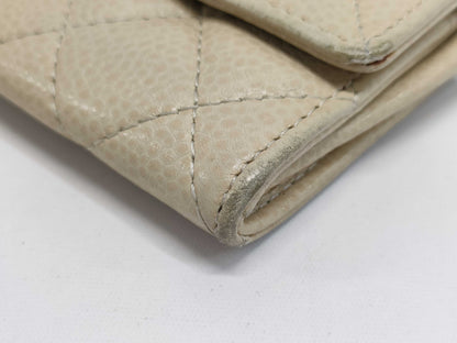 CHANEL Caviar Skin Coin Purse Wallet