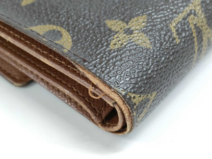 LOUIS VUITTON Monogram M61200 Porte Tresor Etui/Card Set Wallet