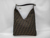 FENDI Zucca pattern one-shoulder V-neck handbag