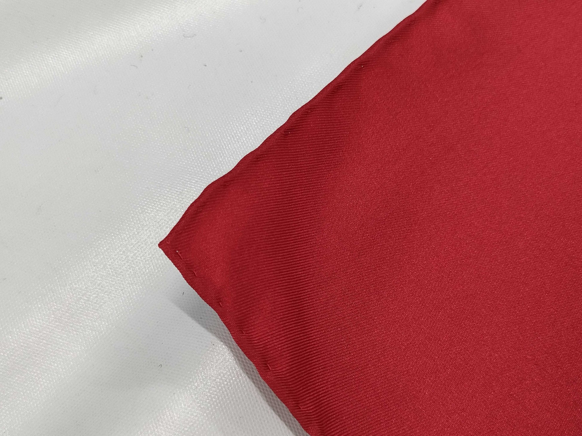 CHANEL Chain Design Red Scarf