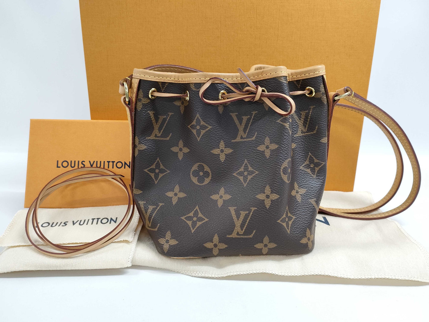 LOUIS VUITTON Monogram Nano Noe Shoulder Bag