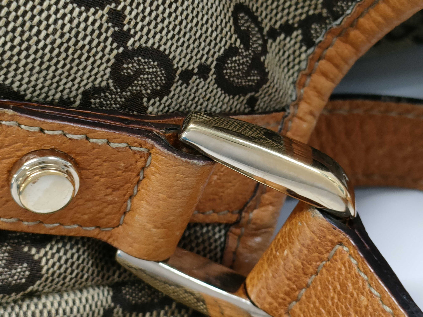 GUCCI GG Canvas 130736 Tote Bag