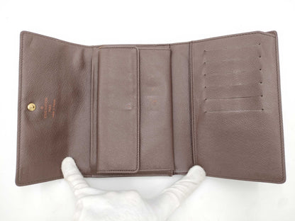 LOUIS VUITTON Damier Porte Tresor Etui Papier Wallet