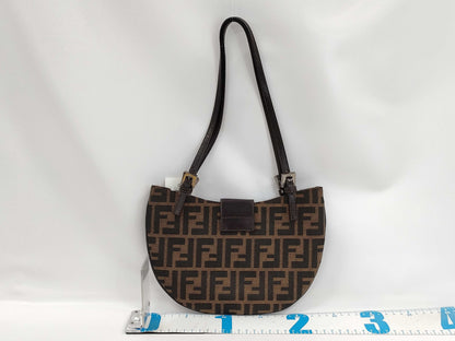 FENDI Zucca Croissant Pouch