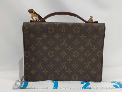 LOUIS VUITTON Monogram M51185 Monceau Handbag
