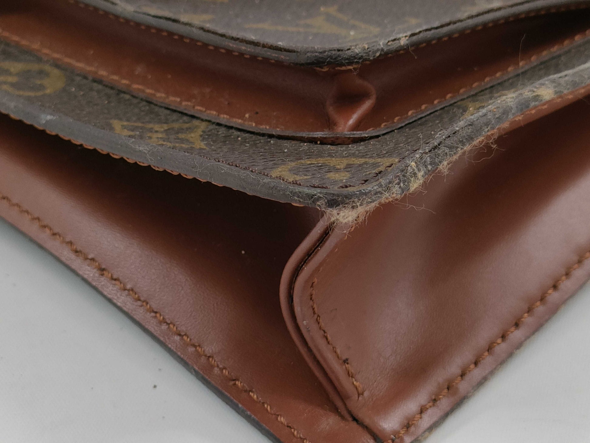 LOUIS VUITTON Monogram M51185 Monceau Handbag