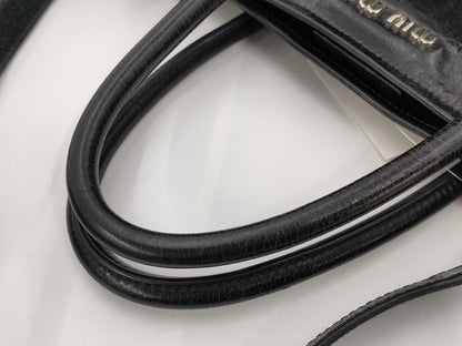 Miu Miu Leather 2-Way Tote Bag