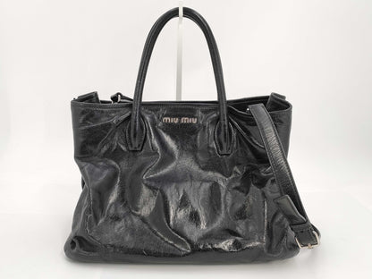 Miu Miu Leather 2-Way Tote Bag