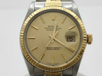 ROLEX 16013 9496463 Champagne Dial Boys' Watch 